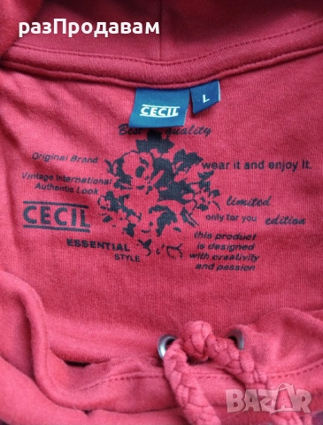 Дамска Блуза- ластична- Vintage- марка CECIL- Germany- 100 % Памук, снимка 7 - Туники - 54607293
