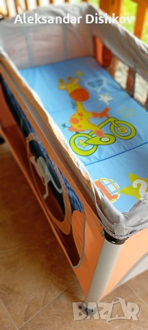 детско легло згъваемо, снимка 3 - Бебешки легла и матраци - 54289420