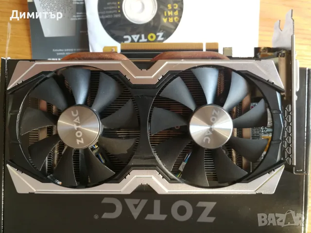 ZOTAC GTX 1060 AMP! Edition - 6GB, снимка 3 - Видеокарти - 55589314