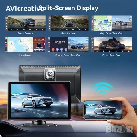 CAR SMART SCREEN A 301/4K/CARplay/ANDROID AUTO, снимка 13 - Аксесоари и консумативи - 55001757