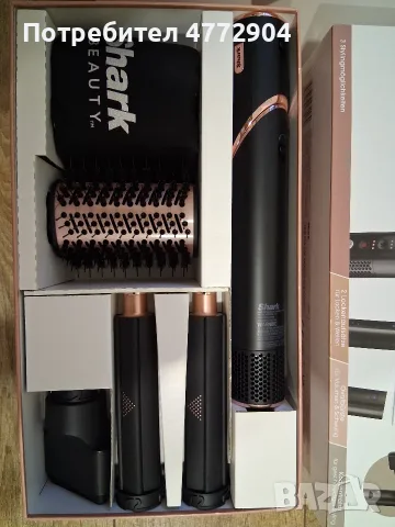 Маша Shark FlexStyle 3-в-1 Air Styler и сешоар HD424EU, снимка 3 - Сешоари - 55344852