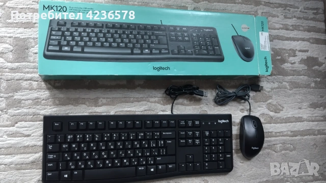 Клавиатура Logitech , снимка 3 - Клавиатури и мишки - 55246470