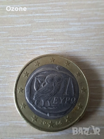 Гърция 1 евро 2006г.