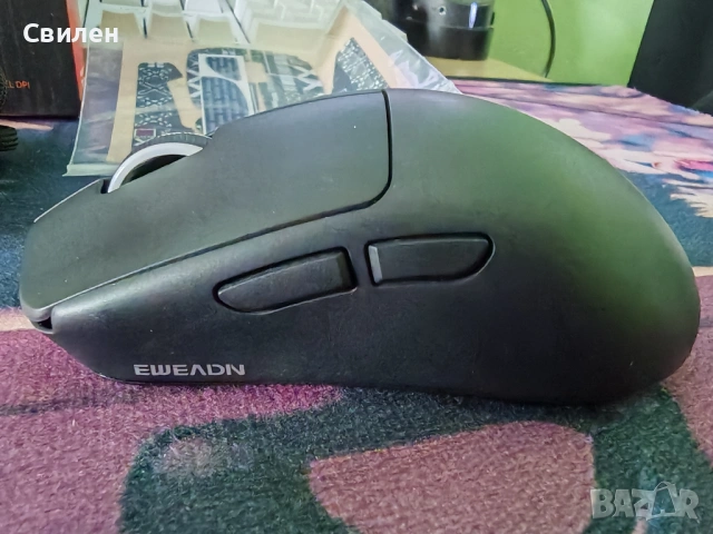 Ултралека Геймърска мишка EWEADN X23 PRO | 1000Hz | PAW3311 сензор | Huano Green Shell Switches, снимка 4 - Клавиатури и мишки - 54725846
