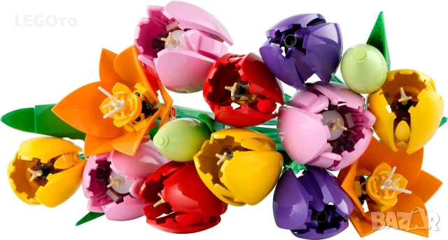 НОВО ЛЕГО 11501 ЛЕГО БОТАНИКАЛС - Букет лалетa LEGO 11501 Botanical – Tulip Bouquet, снимка 3 - Конструктори - 55606126
