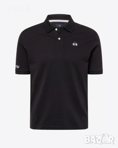 La Martina Polo Shirt ОРИГИНАЛНИ мъжки поло тениски - L/XL, снимка 9 - Тениски - 54982167