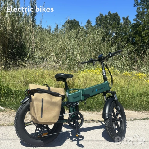 Сгъваем електрически велосипед Eletronbike OD20 – 500W, 48V, до 100 км пробег, снимка 4 - Велосипеди - 54136499