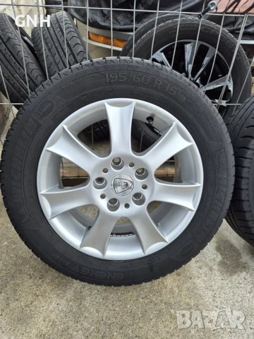 Джанти Aluett 15 цола 5х114,3 6.5j ,et45 195/60/15 Kia Mazda Honda, снимка 2 - Гуми и джанти - 54450908