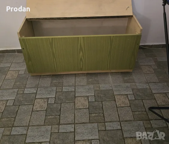 Зелена ракла 100 x 30 x 40 см, снимка 2 - Ракли - 55440278