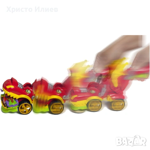 Игрален комплект T-Racers Състезание с дракон, снимка 3 - Коли, камиони, мотори, писти - 54503135