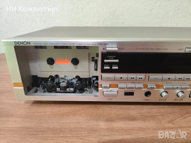 Продавам двукасетъчен дек Denon DRW-660, снимка 5 - Декове - 54318987