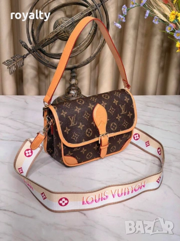 Louis Vuitton Нова Дамска Кожена Чанта Луи Витон Различни Цветове , снимка 7 - Чанти - 54649191