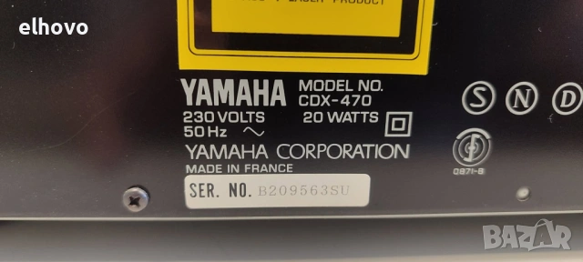 CD player Yanaha CDX-470#1, снимка 3 - Ресийвъри, усилватели, смесителни пултове - 54300229