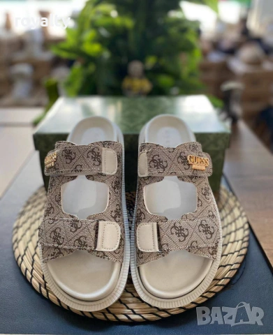 Guess Нови Дамски Чехли Гес Различни Цветове , снимка 3 - Чехли - 54624984