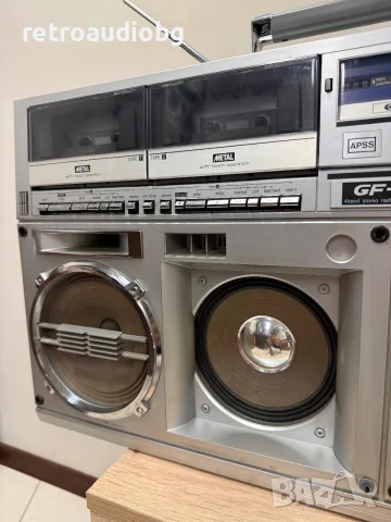 🔈Колекционерски ретро радиокасетофон SHARP GF-767 Z Boombox - профилактиран🔉, снимка 11 - Радиокасетофони, транзистори - 55541044