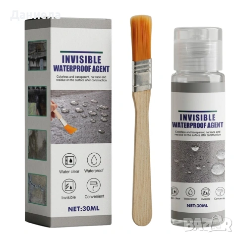 Invisible Waterproof Agent - Невидим водоустойчив уплътнител срещу течове и влага, снимка 3 - Други стоки за дома - 54697374