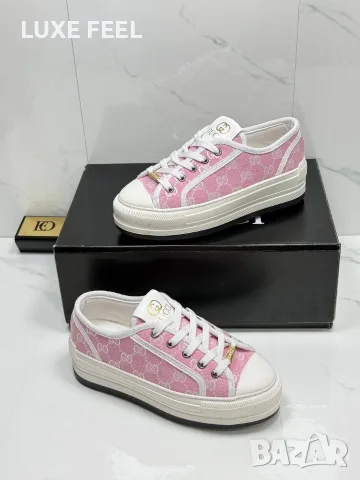 Gucci ⚜️Дамски Кецове , снимка 4 - Кецове - 55605929