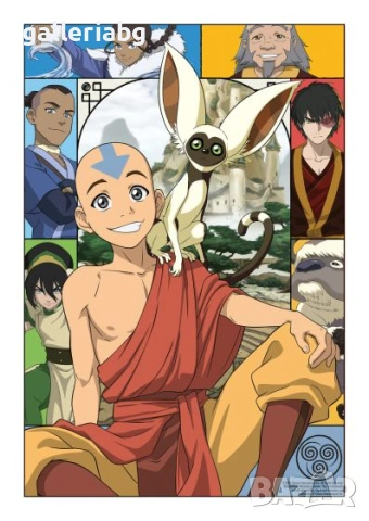 Пъзел Avatar The Last Airbender Ravensburger – 300 части + картичка, снимка 4 - Игри и пъзели - 54934734