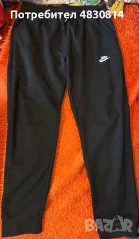 Мъжки спортен комплект / анцуг Nike Tech Fleece (Червено и Черно) - реплика качествено производство, снимка 2 - Спортни дрехи, екипи - 54586292