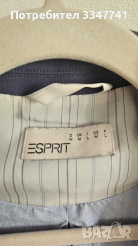 Синьо дамско сако Esprit, снимка 4 - Сака - 55162021