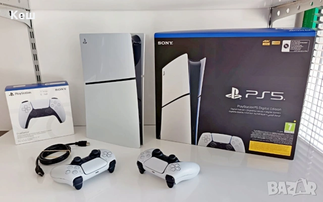 Конзола Playstation 5 Slim DIGITAL (2бр. контролери)