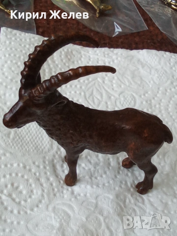 Бронзова фигурка на овен 44680, снимка 8 - Колекции - 54171101