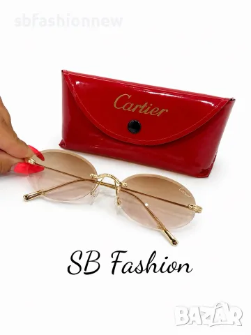 Cartier очила с лого, снимка 2 - Слънчеви и диоптрични очила - 55377145