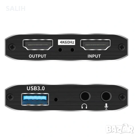 DPLUS 4K 60FPS Кепчър Карта Video Capture Card HDMI USB 3.0 Стрийминг Гейминг OBS PS5 PC, снимка 3 - Други - 54988114