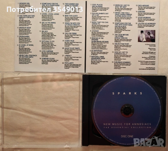 CD / ЦД компакт диск - Sparks - 2013 - Essential Collection [2 CD], снимка 3 - CD дискове - 54714089