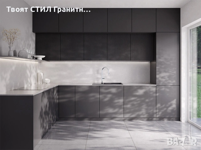 Графит  кухненска мивка от гранит Копенхаген 780x500 SmartSpace Top 60, снимка 13 - Мивки - 54463614