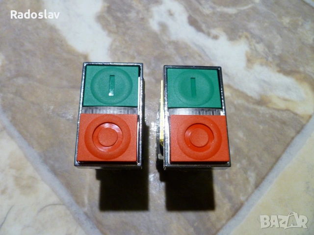 Светещ сдвоен бутон Schneider Electric 1NO + 1NC + LED индикатор - НОВ, снимка 2 - Резервни части за машини - 54021430