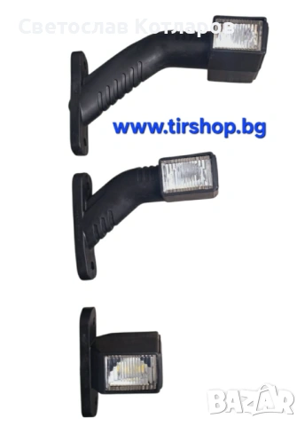 диодно рогче правоъгълно нов модел 18 сантиметра 12 24 волта скания даф волво ивеко мерцедес ман , снимка 2 - Аксесоари и консумативи - 54037484