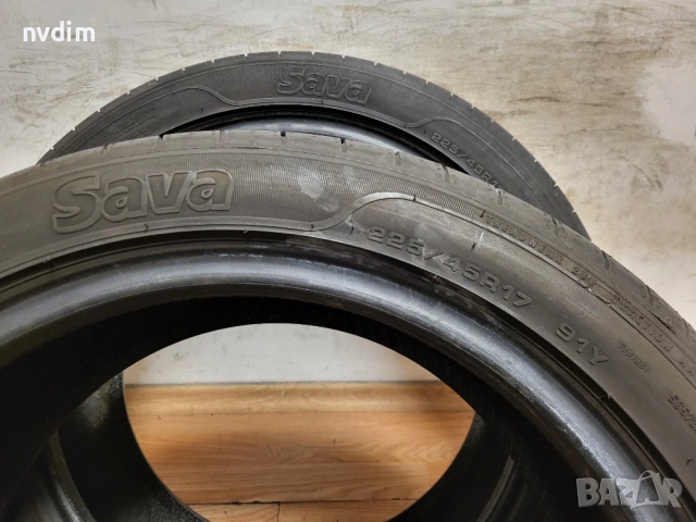 225/45/17 Sava / летни гуми, снимка 7 - Гуми и джанти - 54048807