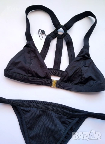 Fella Swim luxury бански в черно с интересни презрамки  , снимка 3 - Бански костюми - 54703718