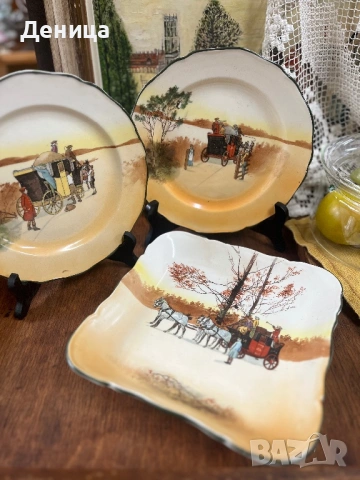 Красиви чинии Royal Doulton, снимка 2 - Чинии - 54797152
