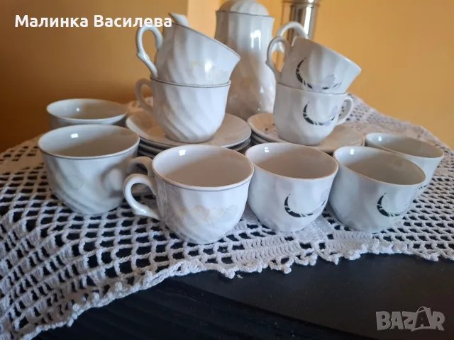 Сервиз за кафе два комплекта, снимка 5 - Сервизи - 55504634