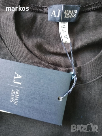 Чисто нова дамска тениска Armani Jeans с етикет и сертификат (Оригинал), снимка 4 - Тениски - 55148652