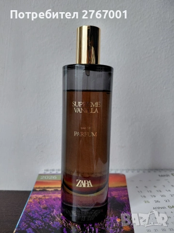 Zara парфюм supreme vanilla, снимка 2 - Дамски парфюми - 54552148
