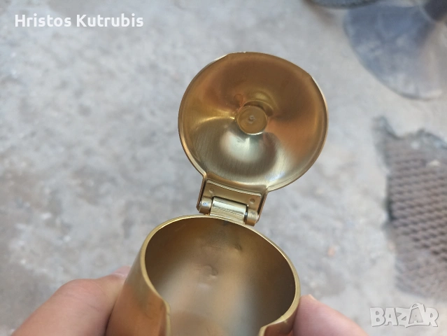 Винтидж MEPRA INOX 18/10 Italy – комплект захарница и 2 канички със златисто покритие, снимка 6 - Подаръци за жени - 54973383