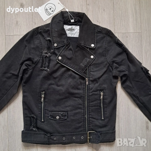 Дамско дънково яке, размер- S. , снимка 2 - Якета - 34745733