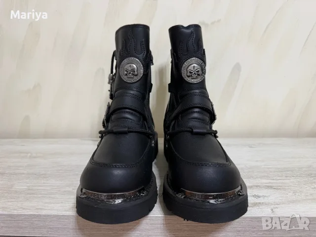 Мотористки американски боти Harley Davidson, снимка 3 - Мъжки боти - 55599315
