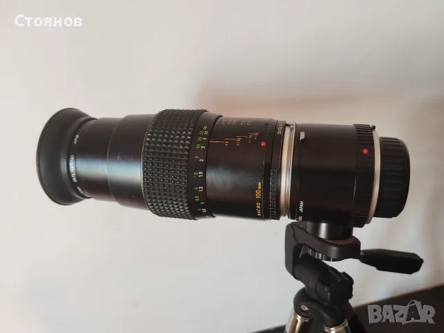 Обектив MINOLTA MC MACRO ROKKOR 1:3.5 f=100mm на MD Japan 