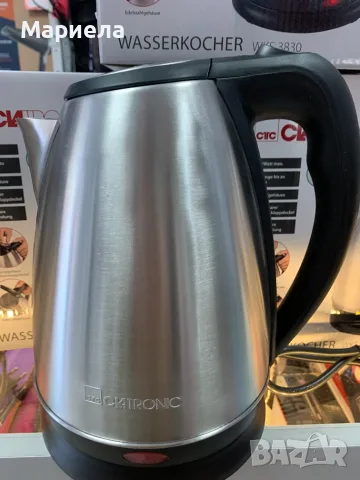 Метална кана за гореща вода 2200W / Clatronic Germany, снимка 3 - Кани - 55348453
