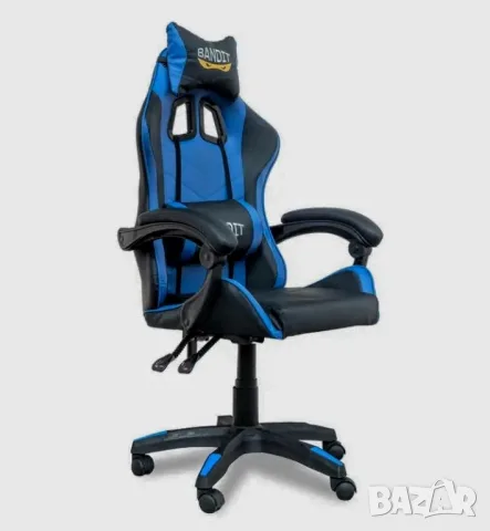 BANDIT BLUE THUNDER: Офис, Геймърски стол, снимка 4 - Столове - 55578479