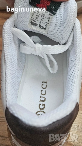 Нови дамски обувки на Gucci 39 номер, снимка 3 - Маратонки - 54546775