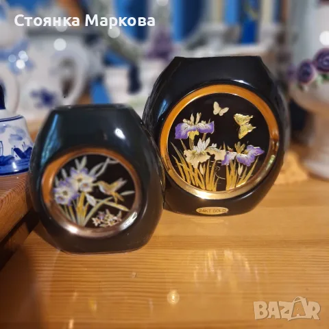 Порцеланови вази-Япония-24КТ GOLD