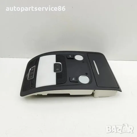 Предна вътрешна черна плафонна лампа на покрив за Audi A4 B8 1.8 TFSI (2008) 8T0947135D OEM, снимка 2 - Части - 55593795