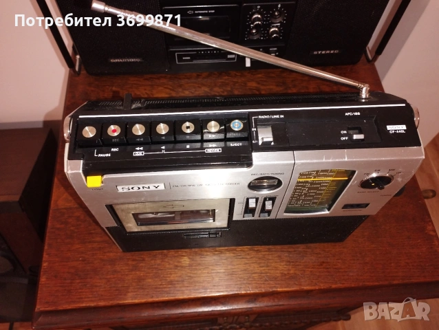 Радиокасетофон Сони., снимка 2 - Радиокасетофони, транзистори - 55015344
