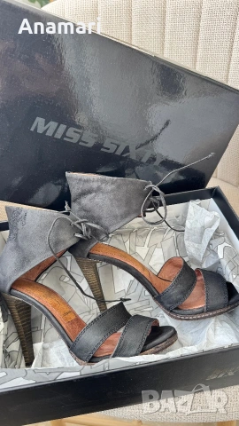Оригинални сандали Miss Sixty – 100% Естествена кожа и гьон, Размер 37