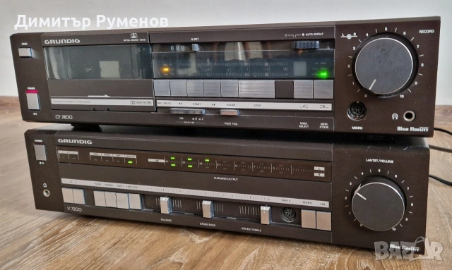Сет Grundig усилвател и дек- V 7200 / CF 7400, снимка 3 - Ресийвъри, усилватели, смесителни пултове - 54385570